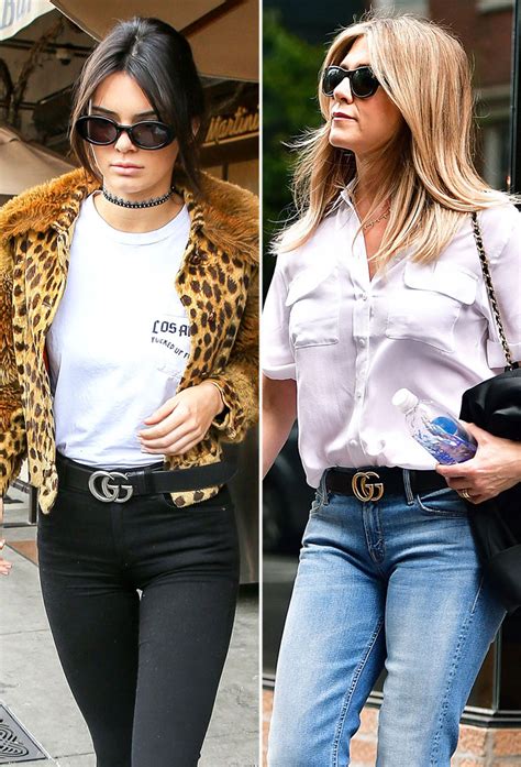 suede gucci belt|celebrities wearing gucci belt.